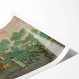 Dynamic Impressionist Landscape – Van Gogh’s Women Picking Olives