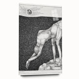 Modern Wall Art: The Monarchist - Thoughtful Surrealist Sketch