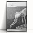 Modern Wall Art: The Monarchist - Thoughtful Surrealist Sketch