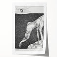 Modern Wall Art: The Monarchist - Thoughtful Surrealist Sketch