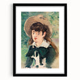 Impressionist Portrait - Manet’s ‘Young Girl on a Bench’ Wall Art