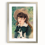 Impressionist Portrait - Manet’s ‘Young Girl on a Bench’ Wall Art
