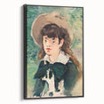 Impressionist Portrait - Manet’s ‘Young Girl on a Bench’ Wall Art