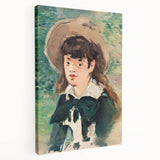 Impressionist Portrait - Manet’s ‘Young Girl on a Bench’ Wall Art