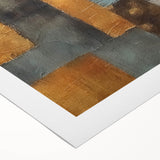 Abstract strokes wall art on rolled canvas showcasing vibrant colors and dynamic shapes, ideal for modern home decor, enhancing artistic ambiance in any room.
