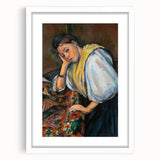 Impressionist Portrait - Cézanne’s ‘Young Italian Woman’ Wall Art