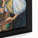 Impressionist Portrait - Cézanne’s ‘Young Italian Woman’ Wall Art