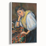 Impressionist Portrait - Cézanne’s ‘Young Italian Woman’ Wall Art