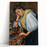 Impressionist Portrait - Cézanne’s ‘Young Italian Woman’ Wall Art