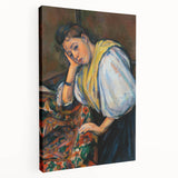 Impressionist Portrait - Cézanne’s ‘Young Italian Woman’ Wall Art