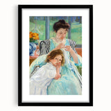 Impressionist Motherhood - Cassatt’s ‘Young Mother Sewing’ Wall Art
