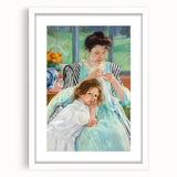Impressionist Motherhood - Cassatt’s ‘Young Mother Sewing’ Wall Art