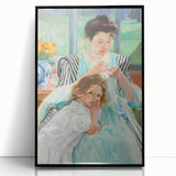 Impressionist Motherhood - Cassatt’s ‘Young Mother Sewing’ Wall Art