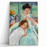 Impressionist Motherhood - Cassatt’s ‘Young Mother Sewing’ Wall Art