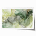 Abstract wall art print showcasing vibrant multicolored strokes in a modern design, rolled and ready for display, ideal for contemporary home decor.