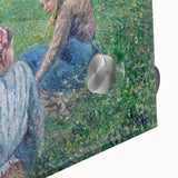 Tranquil Impressionist Landscape – Pissarro’s Peasant Girls Resting