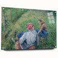 Tranquil Impressionist Landscape – Pissarro’s Peasant Girls Resting