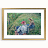 Tranquil Impressionist Landscape – Pissarro’s Peasant Girls Resting
