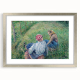 Tranquil Impressionist Landscape – Pissarro’s Peasant Girls Resting