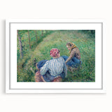 Tranquil Impressionist Landscape – Pissarro’s Peasant Girls Resting