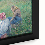Tranquil Impressionist Landscape – Pissarro’s Peasant Girls Resting