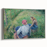 Tranquil Impressionist Landscape – Pissarro’s Peasant Girls Resting