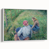 Tranquil Impressionist Landscape – Pissarro’s Peasant Girls Resting