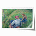 Tranquil Impressionist Landscape – Pissarro’s Peasant Girls Resting