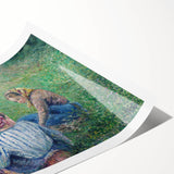 Tranquil Impressionist Landscape – Pissarro’s Peasant Girls Resting