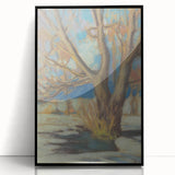 Winter's Essence: Study of a Bare Tree by Zolo Palugyay