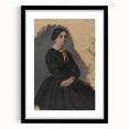 Impressionist Portrait - Degas’s ‘Young Woman in Black’ Wall Art