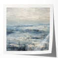 Abstract wall art showcasing vibrant strokes in shades of blue, pink, and gold, designed for modern home decor, perfect for adding a pop of color to any space.
