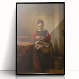 Timeless Artwork - ‘Young Woman Peeling Apples’ Wall Decor