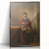 Timeless Artwork - ‘Young Woman Peeling Apples’ Wall Decor