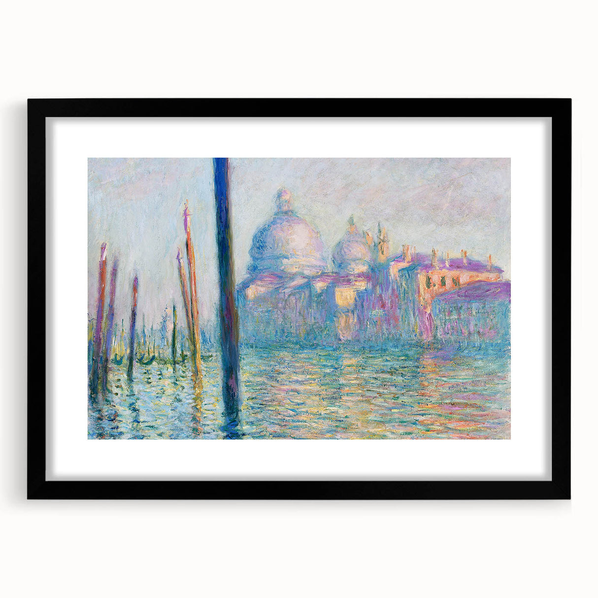 Impressionist Venice Scene - Monet's Le Grand Canal, Elegant Print