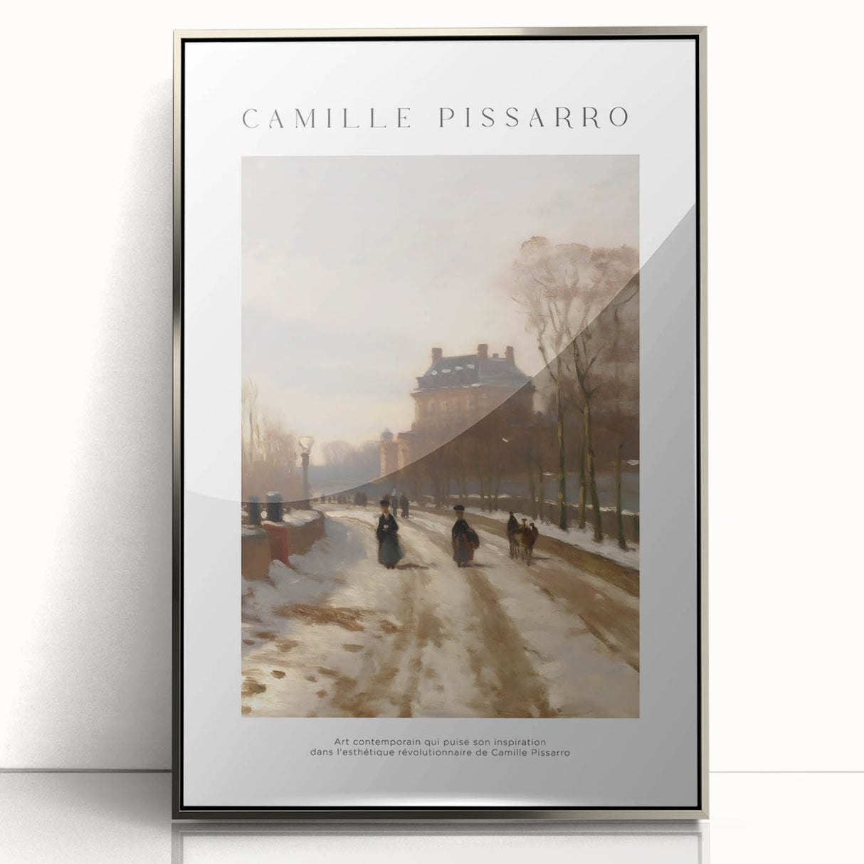 Mid-century modernist art of abstract shapes in pastel colors on a silver-framed acrylic, ideal for nursery wall art.