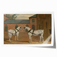 Realism Art Prints - Grey Carriage Horses by John Frederick Herring