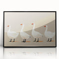 Minimalist Goose Nursery Wall Art - Framed Baby Art Prints