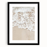 Extra large abstract art print featuring vibrant, colorful textured patterns on a framed black canvas.