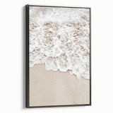 Black and white vintage poster art of a summer landscape on framed canvas, ideal for bedroom wall decor.
