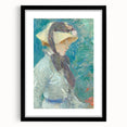 Impressionist Portrait - Morisot’s ‘Young Woman with a Straw Hat’ Art