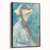Impressionist Portrait - Morisot’s ‘Young Woman with a Straw Hat’ Art