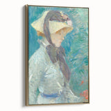 Impressionist Portrait - Morisot’s ‘Young Woman with a Straw Hat’ Art
