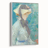 Impressionist Portrait - Morisot’s ‘Young Woman with a Straw Hat’ Art