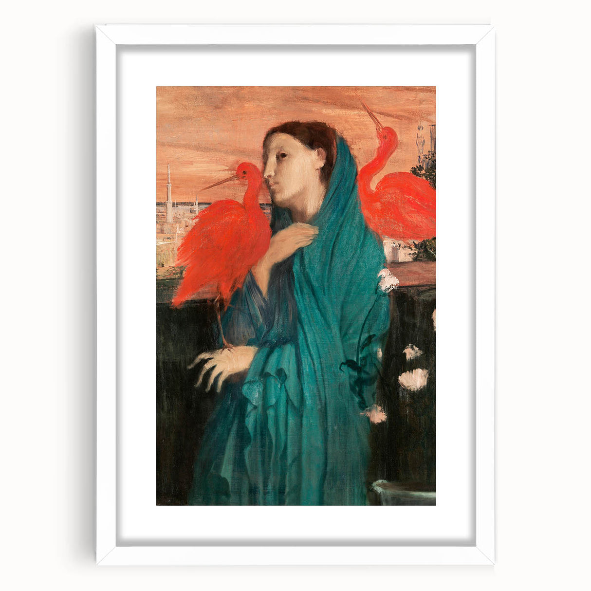 Impressionist Portrait - Degas’s ‘Young Woman with Ibis’ Wall Art