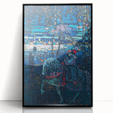 Riding Couple (1906) by Wassily Kandinsky: Enigmatic Night Scene
