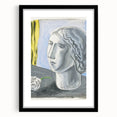 Fragment of Female Head by Mikuláš Galanda: A Modernist Portrait