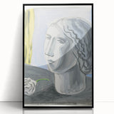 Fragment of Female Head by Mikuláš Galanda: A Modernist Portrait