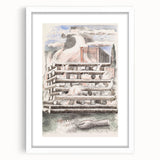 Paul Nash’s Design for Urne Buriall: Funeral Pyre Illustration (1932)