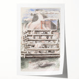 Paul Nash’s Design for Urne Buriall: Funeral Pyre Illustration (1932)